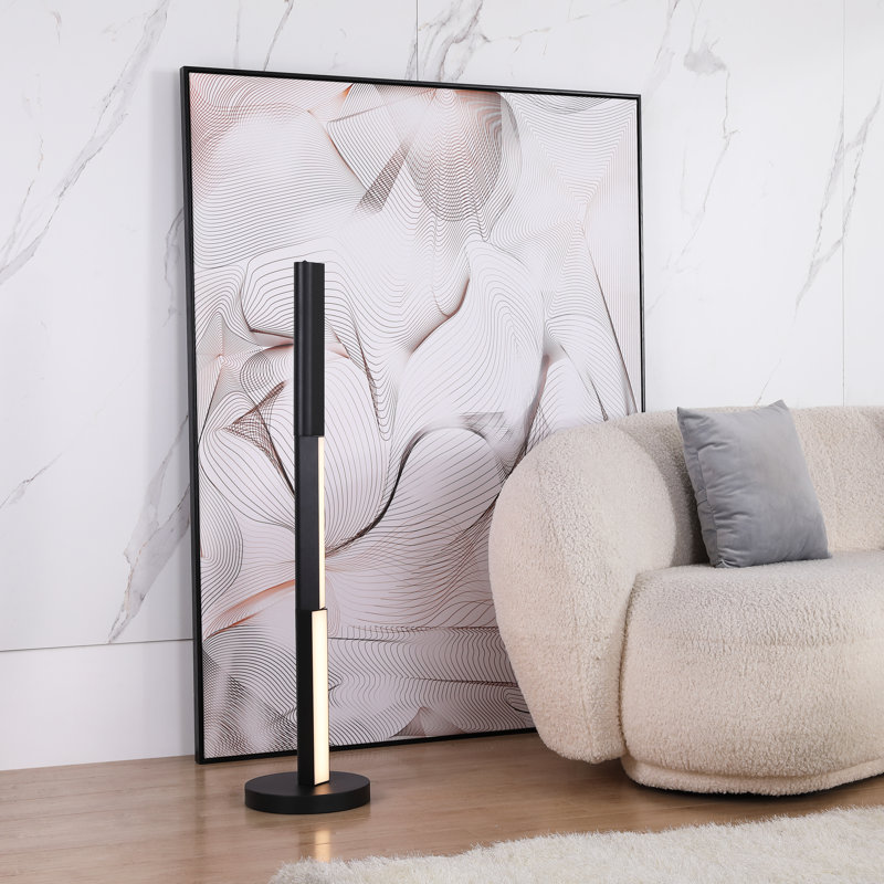 43.64'' Matte LED Task Floor Lamp Set