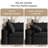 106.7" Modular Sectional Sofa with Deep Seat, L Shaped Cloud Couch for Living Room, 3-Seater Modern Compression Boneless Sofa with Movable Ottomans, Removable Cover, No Assembly Required, Graphite Black-1087487028