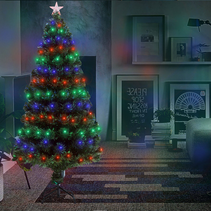 180cm H Lighted Artificial Spruce Christmas Tree