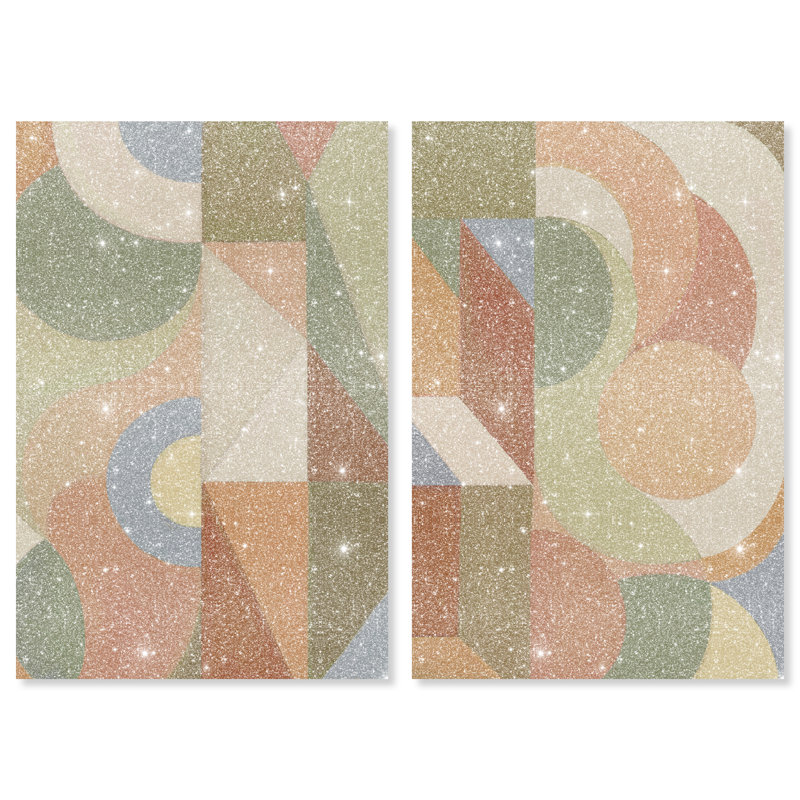 Adore You Set Set by Oliver Gal, 90"H x 60"W, Gallery Wrapped