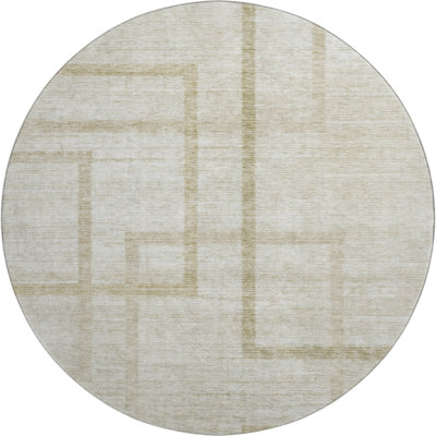 Premium Machine Washable Prisco Beige Rug