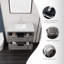Meuble-lavabo autoportant avec comptoir en marbre de culture et fermeture en douceur-698655589