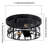 11.2-In 2 - Light Farmhouse Semi Flush Mount With Cowboy Horse Round Shade-541889120
