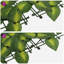 Vidaxl Balcony Screen With Leaves Garden Sunshade Dark Green/Green Multi Sizes