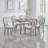 Champagne Grey Rectangular Solid Dining Table For Dining Room/Kitchen-476897856