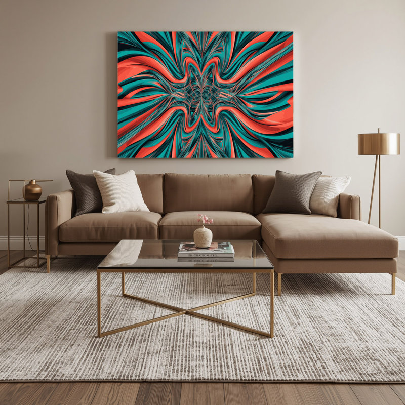 Art mural sur toile Op Op 15, H 11 po x l 14 po