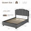 Lit plateforme en velours Lift Up-425018141