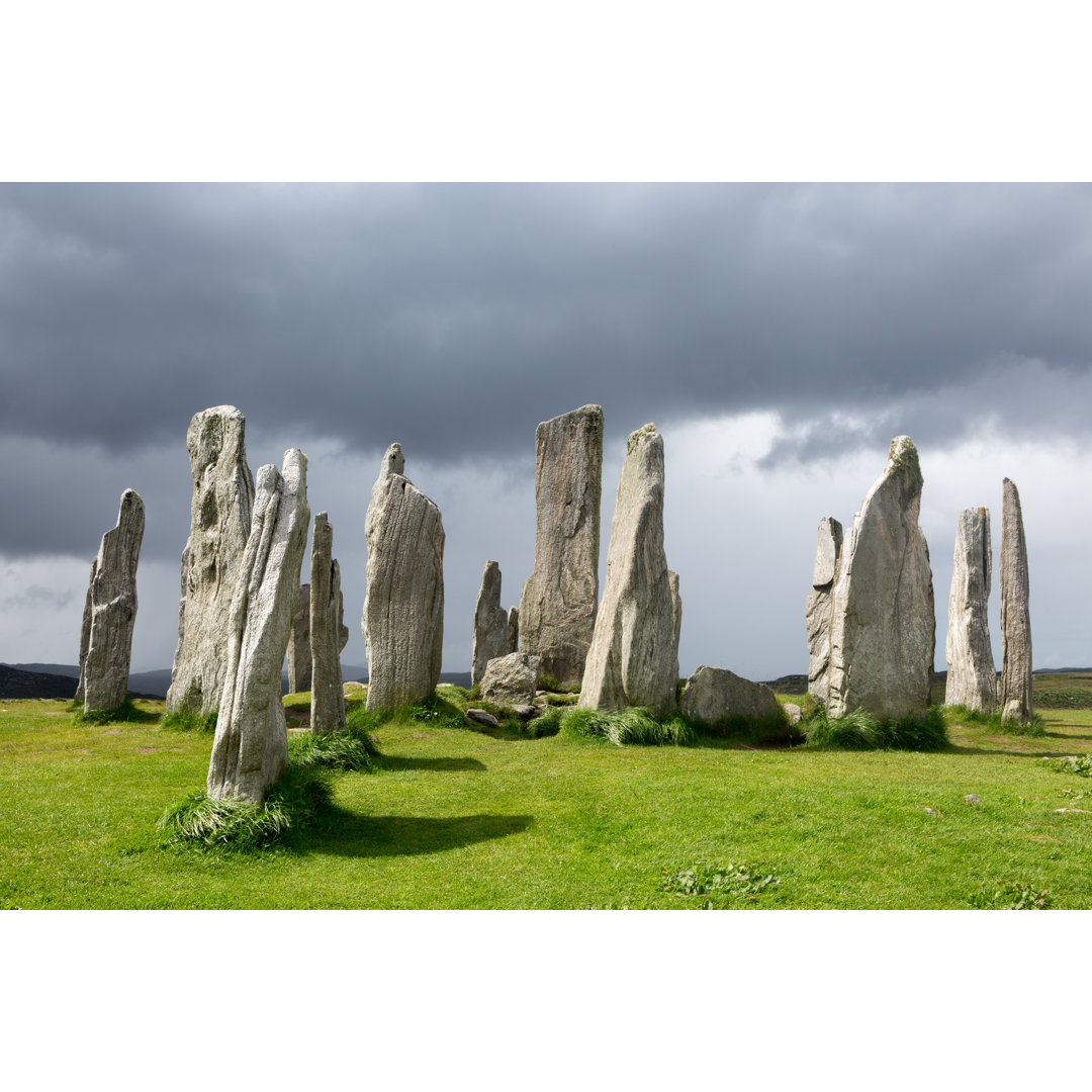 Stehende Steine in Schottland - Kunstdrucke auf Leinwand