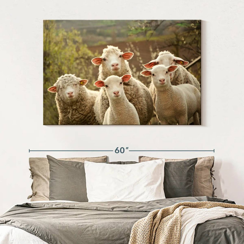 Stunned Sheep, 34" H x 51" W