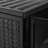 27.56"Glass Doors Modern Two-Door Wall Cabinet With Featuring Three-Tier Storage For Entryway Living Room Bathroom Dining Room,Wall Cabinet With Characteristic Woven Pattern,Black-1284385476