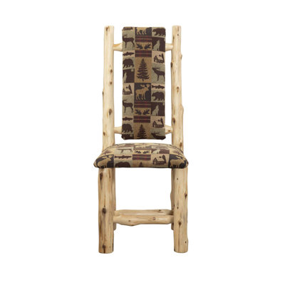  Cedar High Back Upholstered Side Chair - Weathered - Standard Fabric