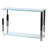 Schwenzer 43.25'' Glass Top Console Table