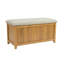 Amina Linen Upholstered Storage Bench
