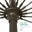 250cm Tilt Beach Parasol
