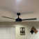 Vaczon 52" 3 - Blade Modern Industrial Black Ceiling Fan with Remote Control