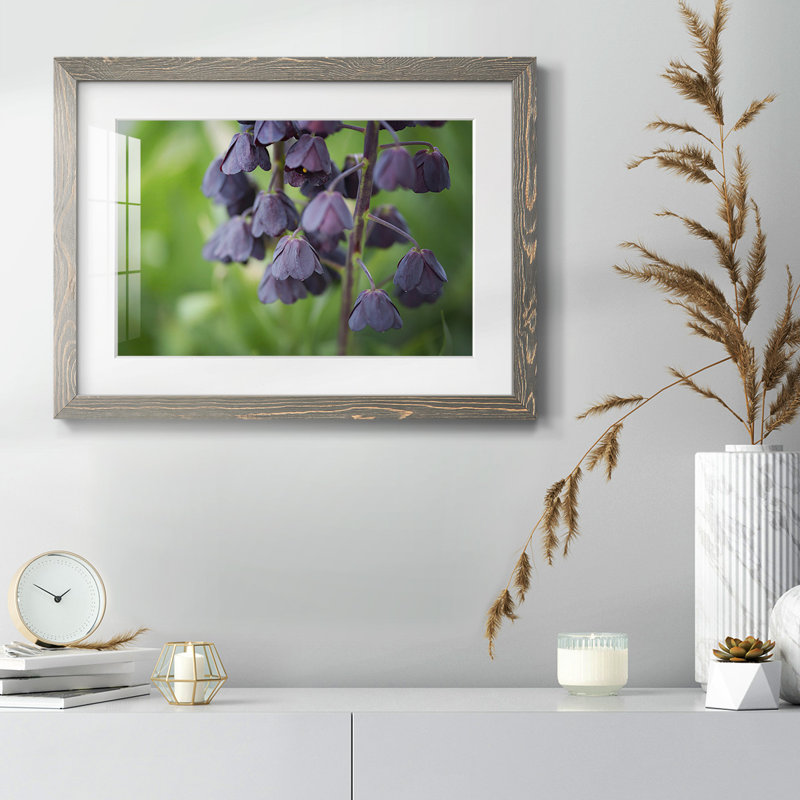 Aubergine, H 22 po x l 32 po x P 1,5 po, Encadré gris
