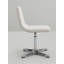 Chaise d'appoint pivotante en cuir 18 po Rodriques-1417895033