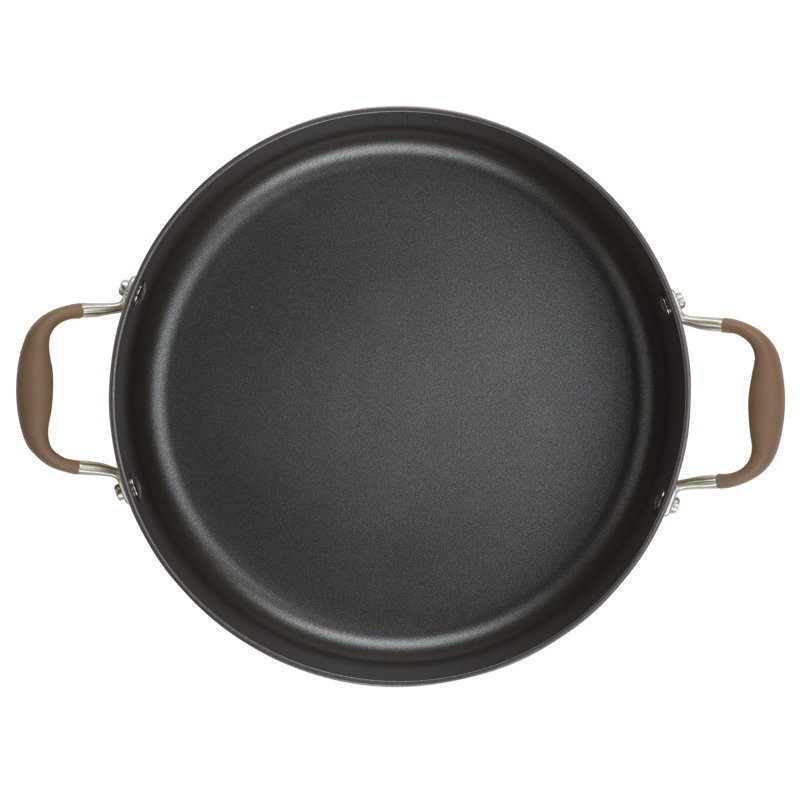 Bronze Hard-Anodized Aluminum 7.5-Quart Nonstick Stockpot with Lid