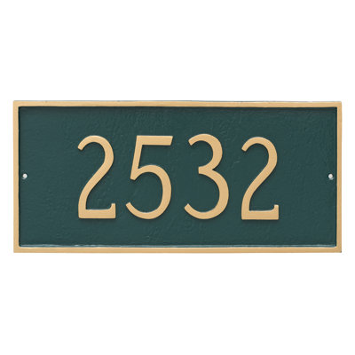 1-Line Wall Address Plaque