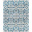 Tapis à motif floral ivoire / bleu Alessia-1362726006