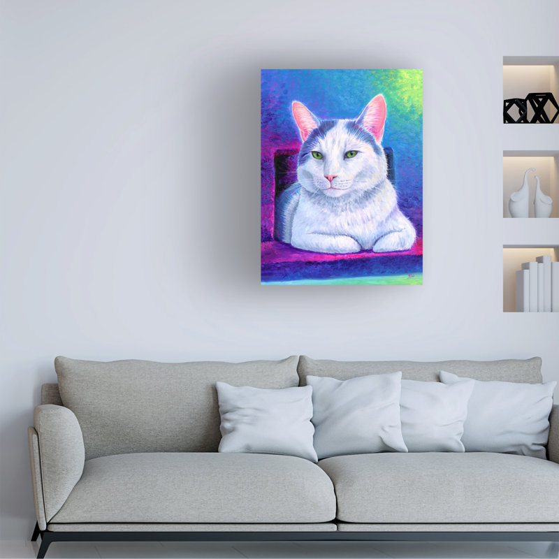 Œuvre sur toile, Rebecca Wang, H 19 po x l 14 po