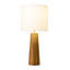 Lampe de table solaire Woonari - brun