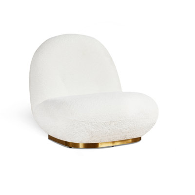Méridienne Leif White Plush Glam