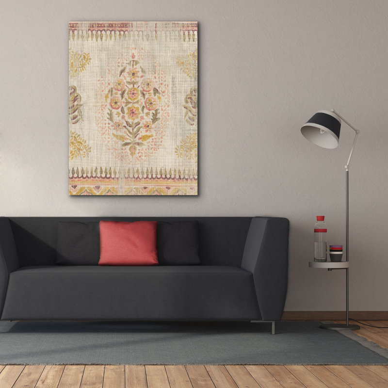 Art mural sur toile Epic Graffiti «Weathered Patterns 1» par June Erica Vess, 40 po x 54 po, H 54 po x l 40 po
