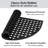 Half Moon Rubber Door Mat 23.5 x 15.75 Inches