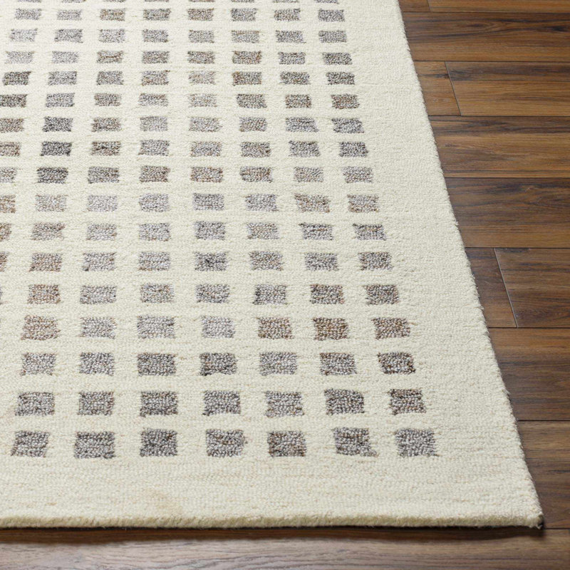 Sigrid Hand Tufted Geometric Indoor Rug, Runner 2'6" x 8'