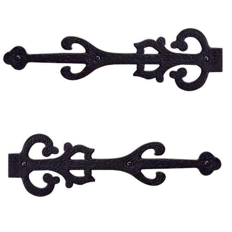 Charnière de porte simple à fixation en surface h 11 po x l 3,38 po
