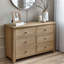 Jeremey Solid Wood 120 cm W Chest of 6 Drawers