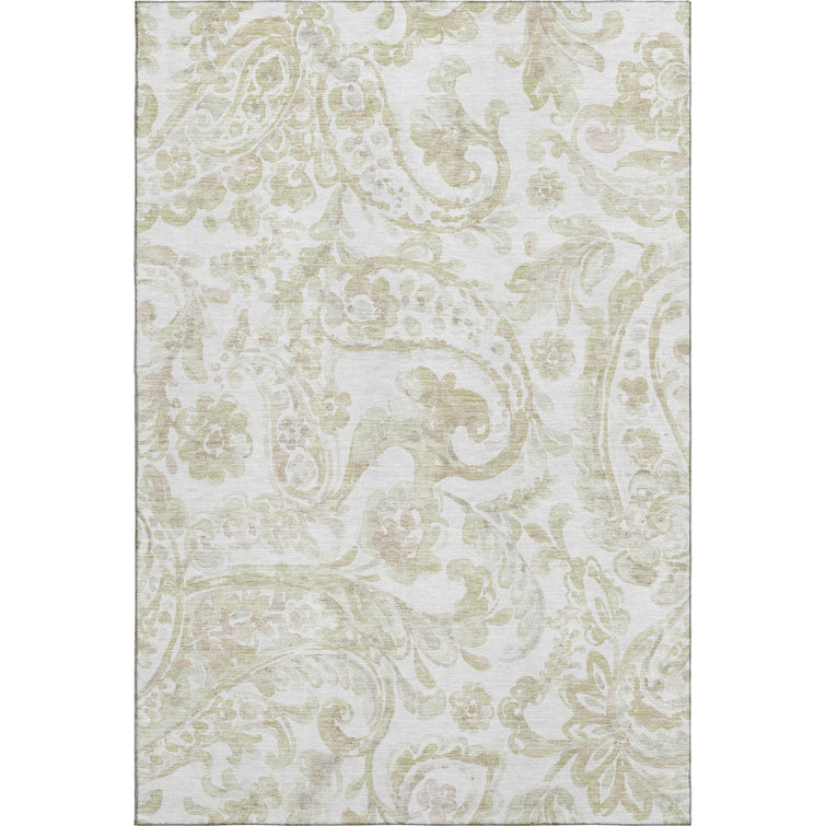 Premium Machine Washable Prisco Beige Rug