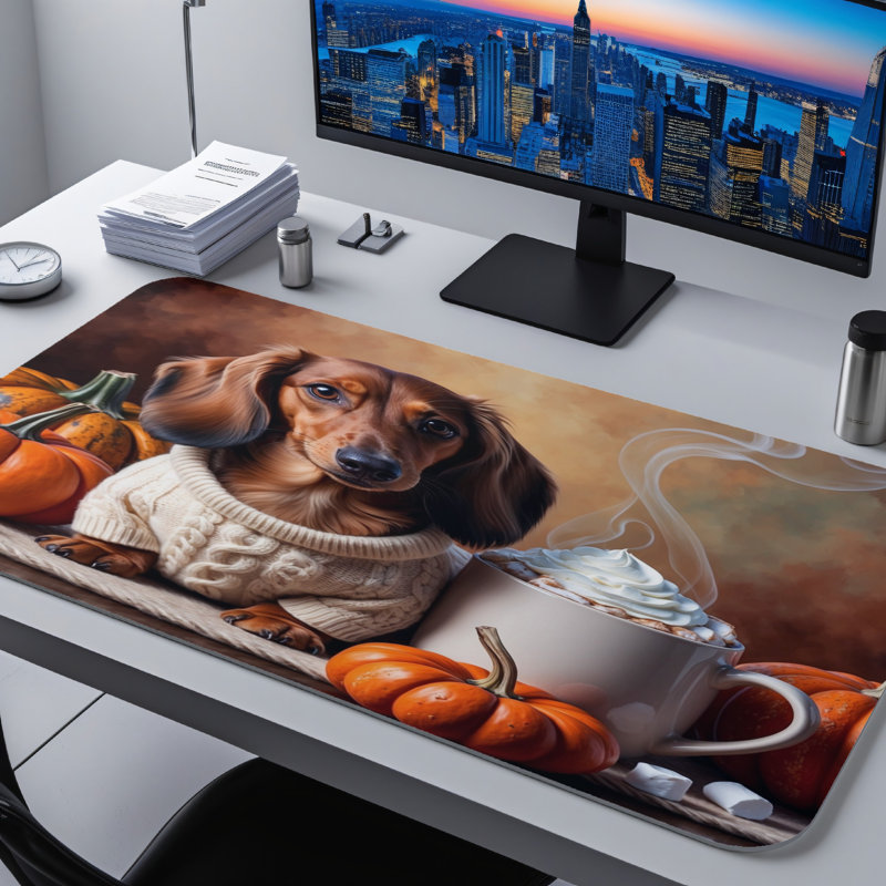 Polyester Desk Pad, 14.4x12.1