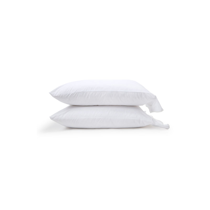 Skylar Pillow Case, White/Flax, King Pillow Case