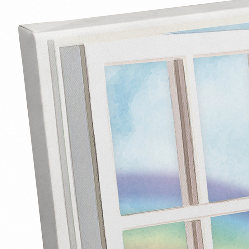 Art sur toile, fenêtre de Karly, H 16 po x l 24 po x P 1,25 po