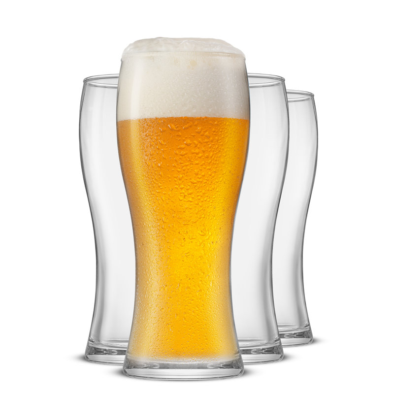 JoyJolt Callen Beer Glasses, 15.5oz