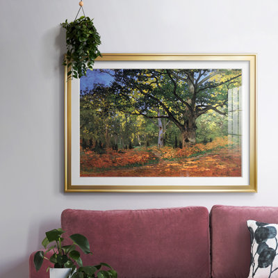 Monet Framed On Paper by Claude Monet Print