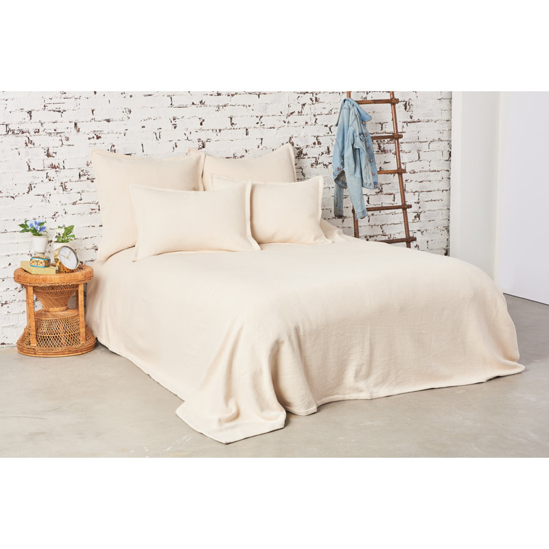 Monroe Hand Woven Throw Blanket, Natural, King