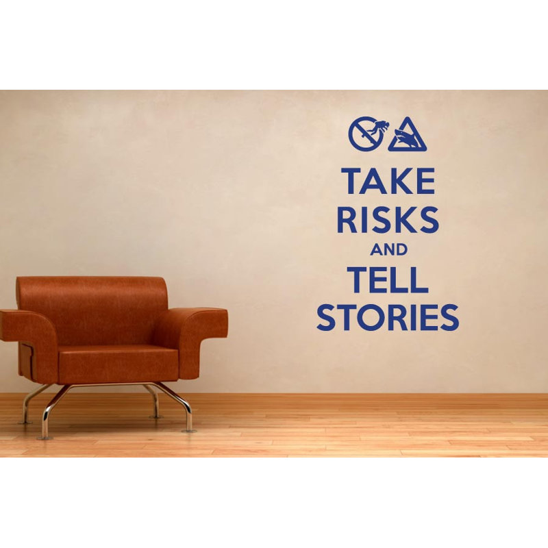 Non-Wall Damaging Wall Decal, Medium, Blue