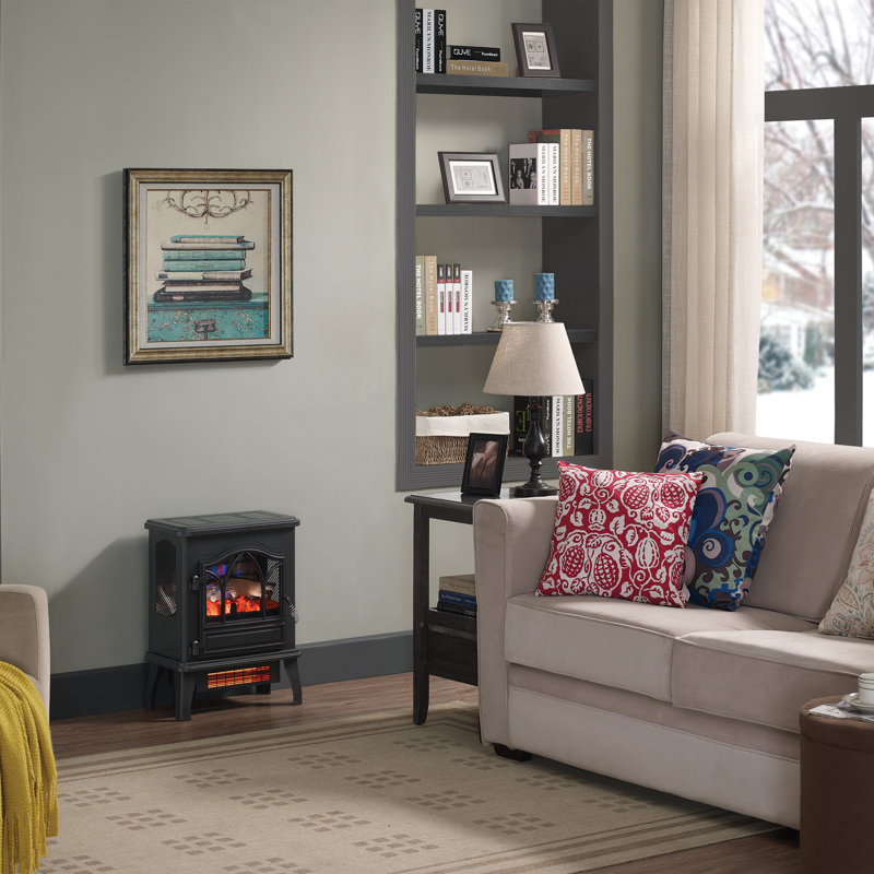 Duraflame 3D Black Infrared Electric Fireplace Stove