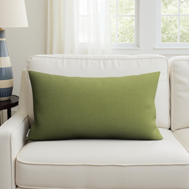 Gemmell Outdoor Sunbrella Pillow Cover & Insert, Seascape Moss