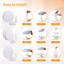12-Piece Dessert Table Display Set In White Metal Cake Stand Set With Donut Stand