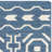 Rodgers Hand Woven Flat Weave Wool/Cotton Geometric Rug in Dark Blue/Ivory-397829888