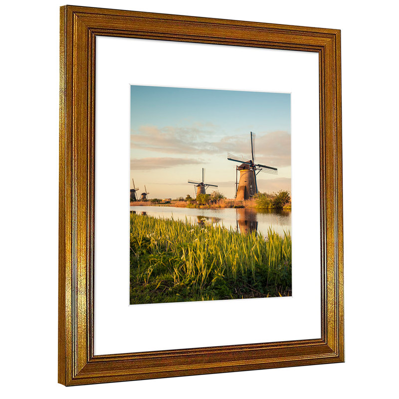 Cadre photo Boughton, 8" x 10", Or foncé