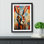 Hare Constructivism - Framed Print