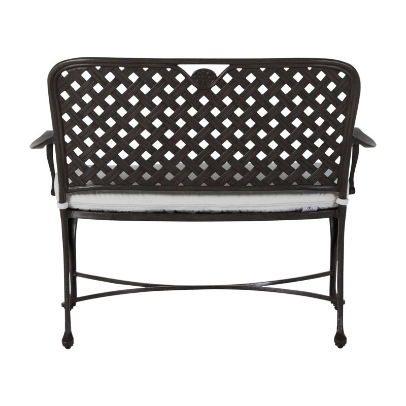 Provance Aluminum Bench - Ancient Earth, Ancient Earth, No Welt, Cabana Stripe Midnight