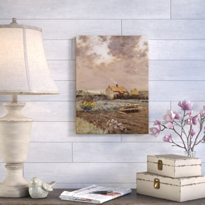 « landscape 1880 », reproduction d’art sur toile enroulée
