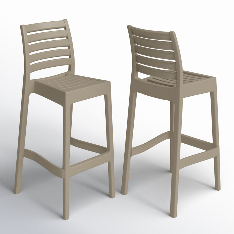 Tabouret de bar 30 po, Taupe