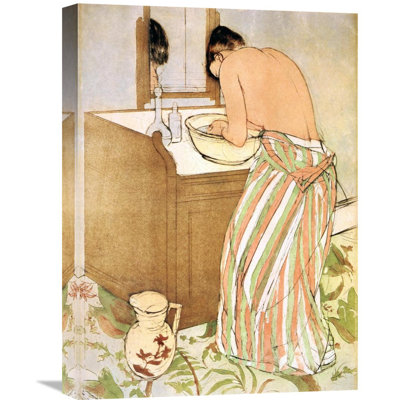 Woman Bathing I 1891 by Mary Cassatt - Print on Canvas